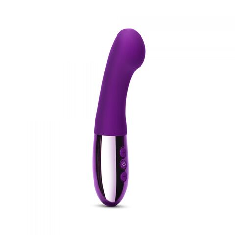 Фиолетовый вибростимулятор для G-точки Gee - 16,6 см. - Le Wand LW-038-CHR