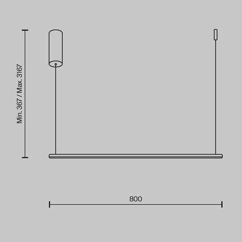 Подвесной светодиодный светильник Maytoni Halo MOD246PL-L16BK