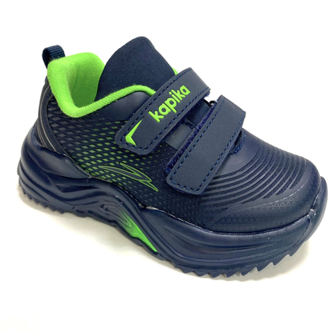 Капика кроссовки софтшелл (синий -салатовый) 23-27  71471c-2