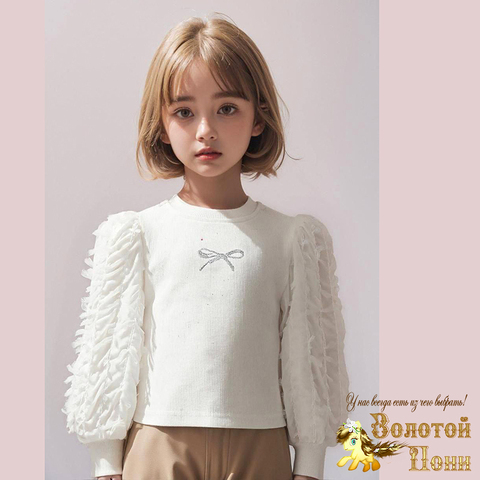 Лонгслив нарядный д (3-7) 251026-SNR487.3