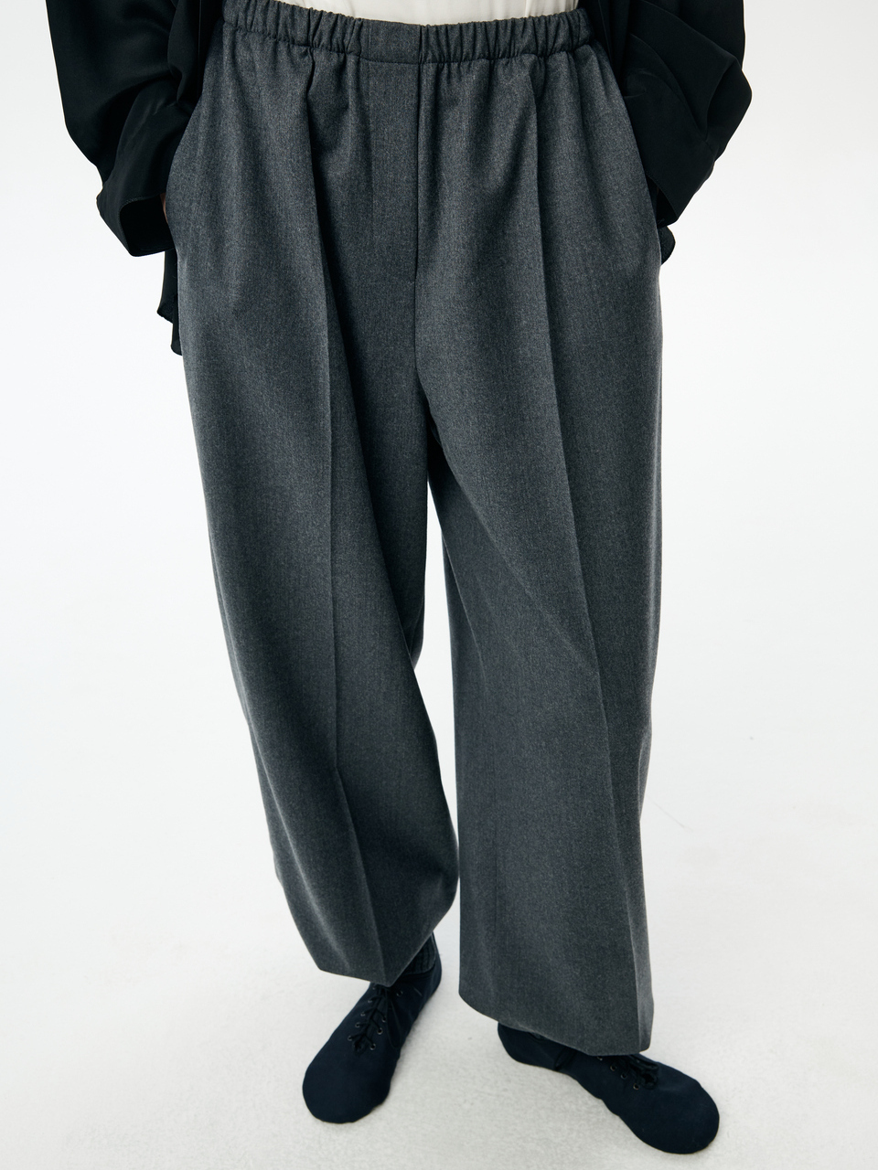 Шаровары шерстяные серые