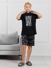 Костюм для мальчика Экипаж-2 Виотекс ЧЁРНЫЙ