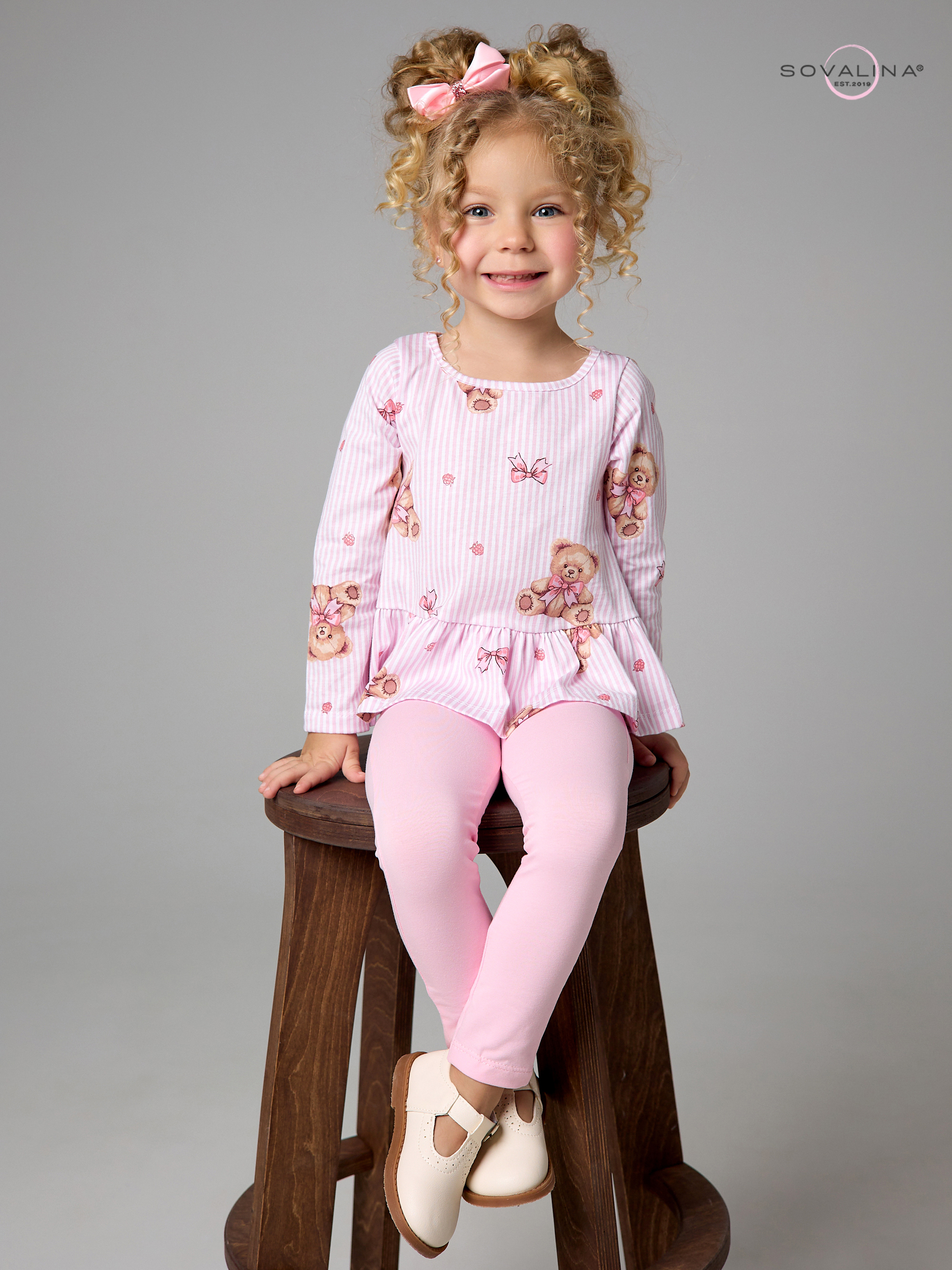 Костюм Алиса SG мишки с бантиком-роза