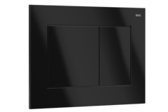 Скоро на складе! Панель двойного смыва RIVO Touch line Черный глянцевый (glossy BLACK)