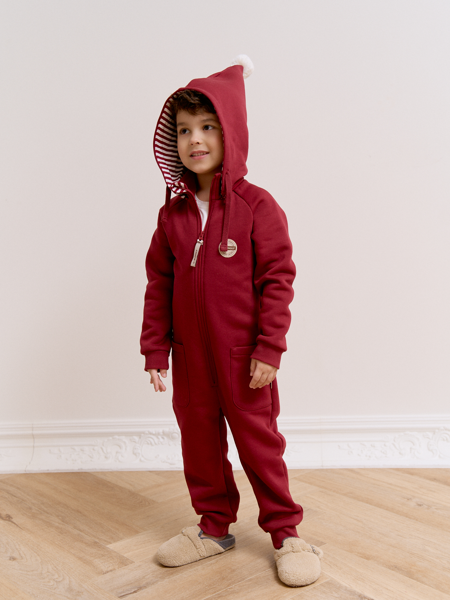 комбинезон "гномик" утепленный  со скидкой