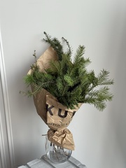Хвоя - охапка для вазы из туи, пихты и кипариса