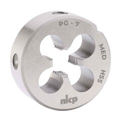 Плашка PG 7 -20 DINEN40430 HSS 80° 38x10мм NKP 243070N