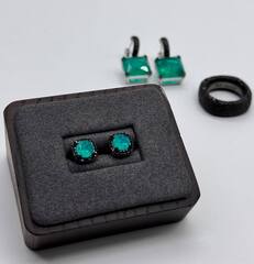 91658- Кольцо-дорожка из серебра 925 пробы в обсыпке из куб.циркониев APM MONACO