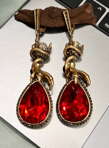 Серьги с подвесками с подвеской капля Alexander McQueen