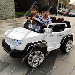 Детский электромобиль "Hongsida"  белый
