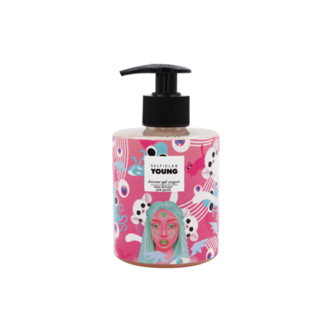 Selfielab YOUNG Гель-йогурт для душа с экстрактами зеленого кофе и какао 300мл