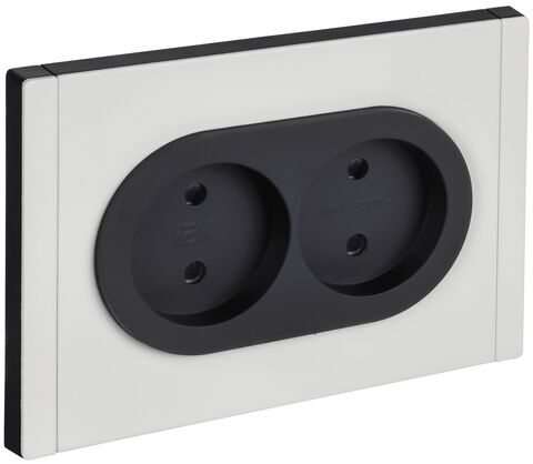 FORTE&PIANO Роз. 2-я без з/к с з/ш б/к 10А FP225M бел. IEK