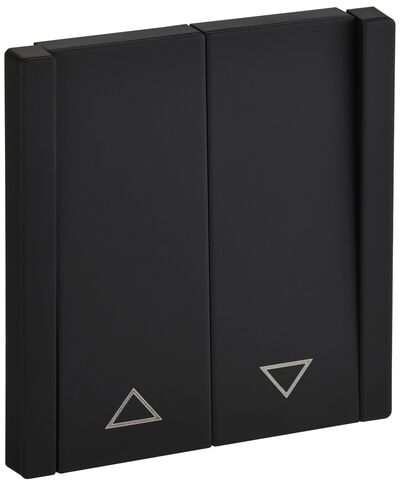 FORTE&PIANO Выключ. жалюзи 10А FP111M чер. IEK