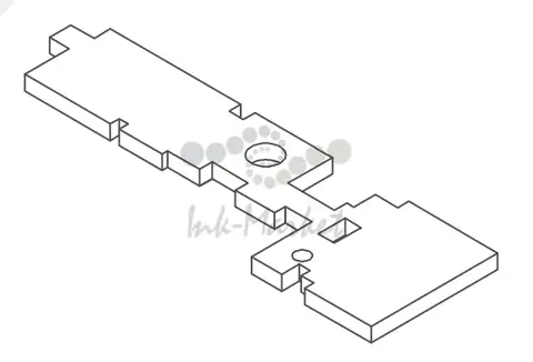 Brother D02PLR001 Ink Absorber Felt для DCP-T580DW DCP-T780DW