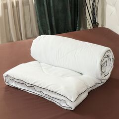 Одеяло евро, 200х220 см, Лофт, Файбер100%ПЭ, 250 г/м2, всесезон, чех 100% п/э, кант, IVVA