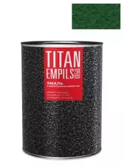 Эмаль для металлических поверхностей Ореол Титан молотковая тёмно-зелёная