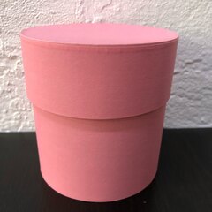Цилиндр одиночный, 10х10 см, Розовый, 1 шт.