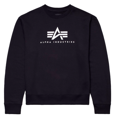 Свитшот Alpha Industries Basic Logo Sweatshirt (Черный)
