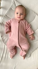 Комбинезон из флиса "Cute" (пудра)