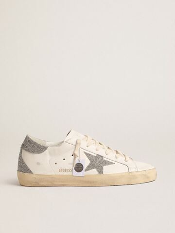Super Star with silver Swarovski crystal star and heel tab