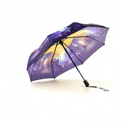 Зонт женский трость механика 75см 40215 Raindrops