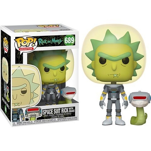 Funko POP! Rick and Morty: Space Suit Rick with Snake (689)