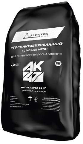 Активированный уголь AK47 12x40 (50л/25кг)