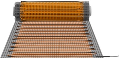 Теплолюкс ProfiMat тёплый пол 1080 Вт (0,5 х 12 м) - мат нагревательный