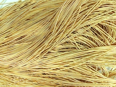 Канитель гладкая золото яркое 1мм