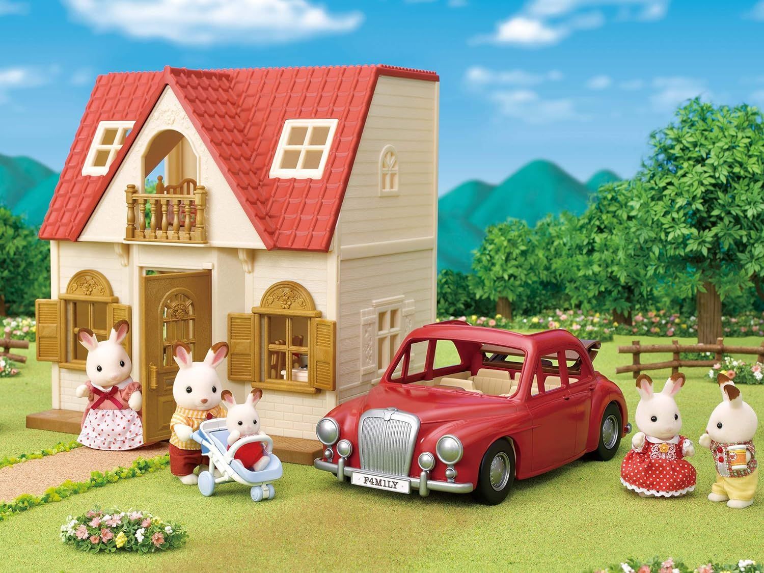 Игровой набор Sylvanian Families - Family Cruising Car - Красный семейный  автомобиль - Сильвания Фэмили 5448 купить в Москве | Доставка по России.