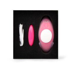 Розовый вибростимулятор Panty Vibrator для ношения в трусиках - 
