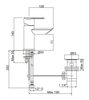 Cezares GARDA-BSM1-01-Cr GARDA-BSM1-01-Cr Смеситель на биде однорыч c донным клапаном, исполнение хром, ручки хромированные