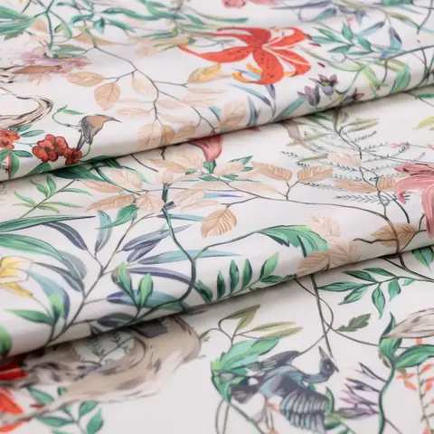 Наволочка 50х70 Mollen Корсак в жемчужно-белом хлопковая