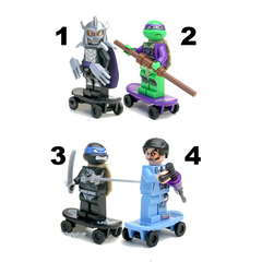 Minifigures Mutant Ninjago Ninja Turtles 2 Blocks Building