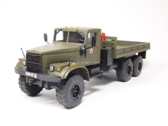 KRAZ-255 low board khaki Agat Mossar Tantal 1:43