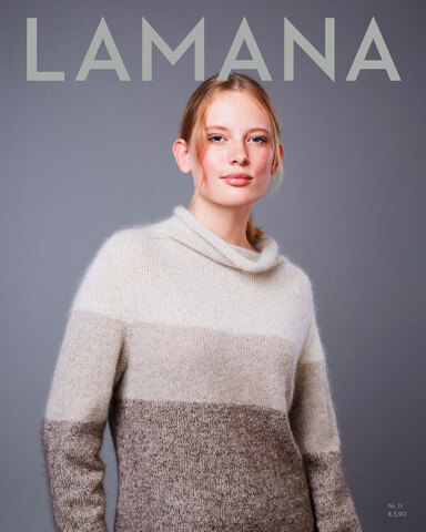 Журнал "LAMANA" № 11, 28 моделей, Lamana, на немецком языке, с переводом на русский язык (вкладыш)