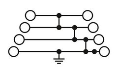 PT 2,5-4PE-Заземляющая клемма