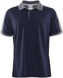 Футболка-поло мужская Craft Noble Polo Pique Shirt тёмно-синяя
