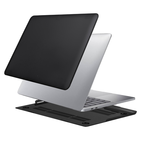 Чехол матовый Hardshell Case для Macbook Pro 14" (2021г; 2023г) (A2442, A2799) (Черный)
