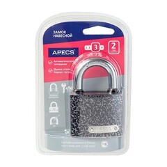 Замок висячий PD-01-50-Blister (апекс)(6/24)