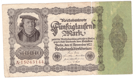 Германия 50 000 марок 1922
