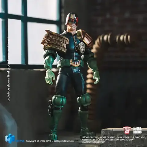 Фигурка Судья Дредд комикс масштаб 1/18 Hiya Toys