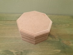 короб восьмиугольный мдф диаметр-15,5, высота 8см
