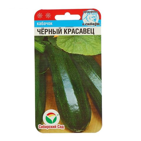 Кабачок Черный красавец 5шт (Сиб сад)