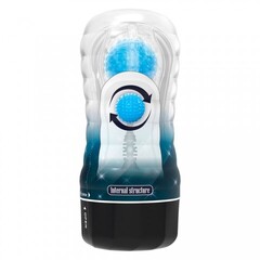 Мужской мастурбатор Planet  с внутренним стимулятором, синий