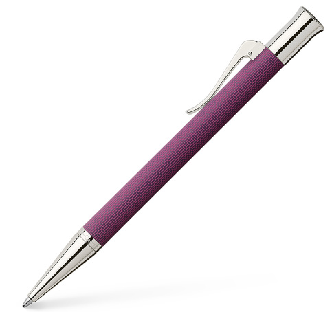 Ручка шариковая Graf von Faber-Castell Guilloche Violet Blue