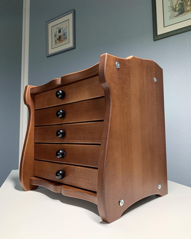 Desktop drawers for threads (5 sections)