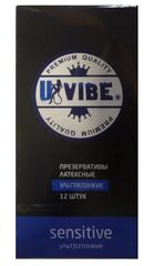 Ультратонкие презервативы Uvibe - 12 шт. - 