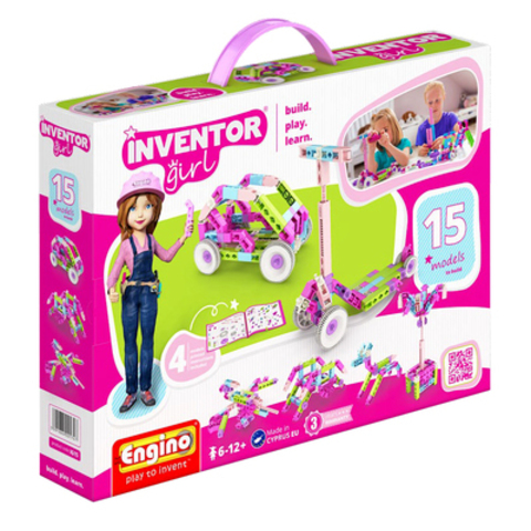 Конструктор"INVENTOR GIRLS", 15 моделей
