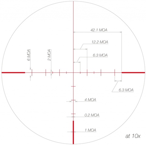 Оптический прицел March 5-50x56 с подсветкой, сетка MTR-FT, клик 1/8MOA (D50V56TI)